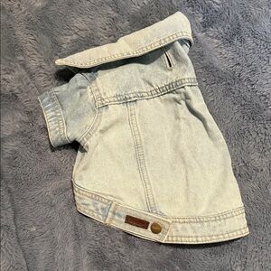 Stylish Light Denim Dog Jacket